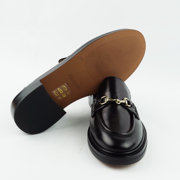 New MADEWELL Size 6.5 The Vernon Bit Hardware Loafer Leather Black $158 NN868 - Picture 10 of 10